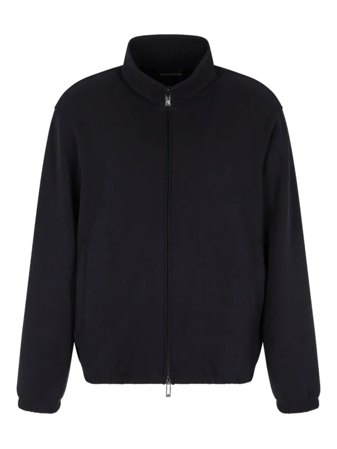 Emporio Armani Emporio Armani ワッフル生地のジップアップスウェットシャツの商品画像
