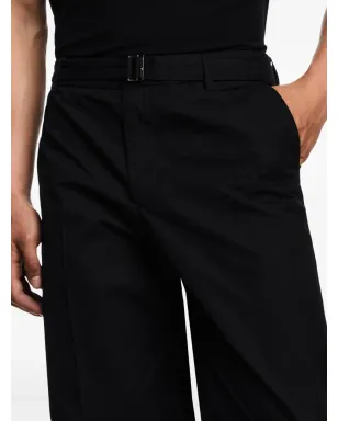 Emporio Armani ベルト付きフラットフロントパンツ - サムネイル5