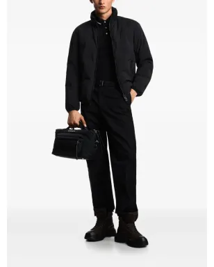 Emporio Armani ベルト付きフラットフロントパンツ - サムネイル2