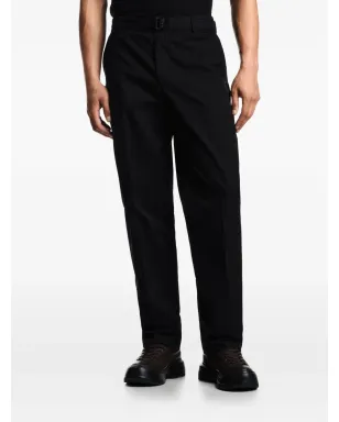 Emporio Armani ベルト付きフラットフロントパンツ - サムネイル3