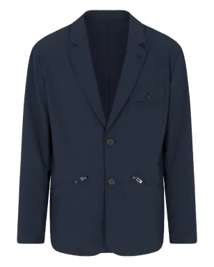 Emporio Armani テクスチャード ZIPポケット ブレザー - サムネイル1