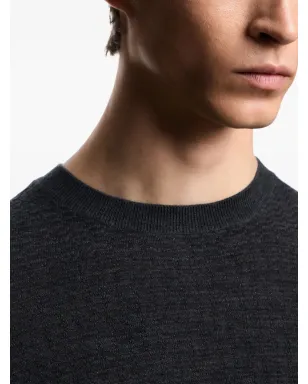 Emporio Armani テクスチャードウールセーター - サムネイル5