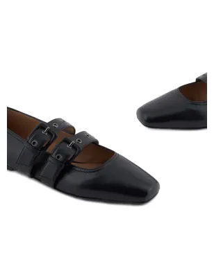 Emporio Armani バックルストラップ バレエフラット - サムネイル5