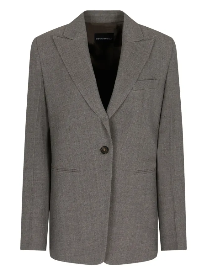 Emporio Armani Emporio Armani シングルブレストブレザーの商品画像