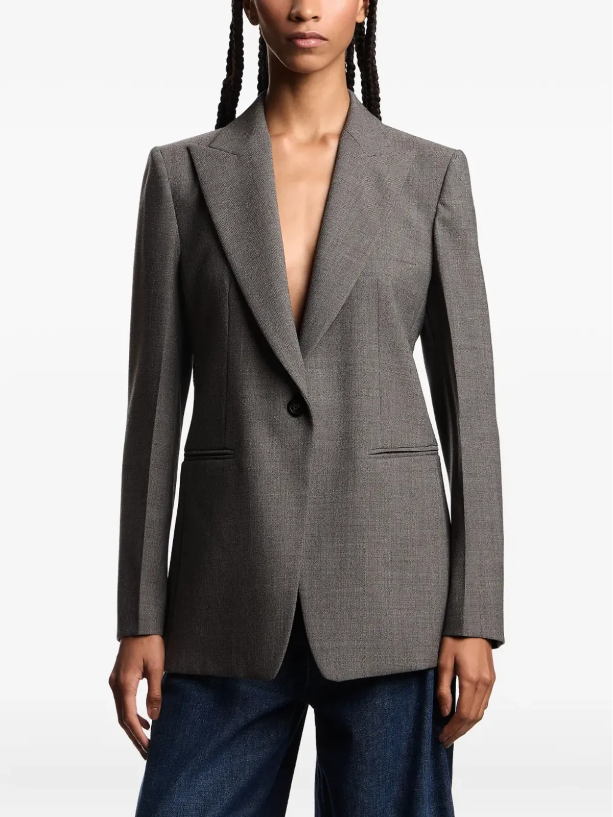 Emporio Armani シングルブレストブレザー - 画像3