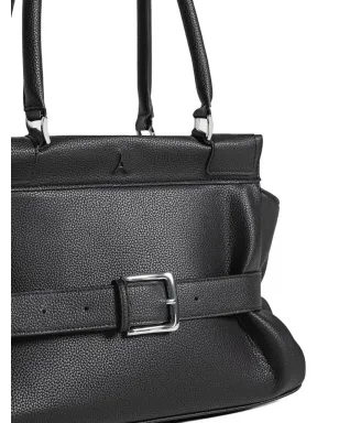 Manière De Voir Calais belted black tote bag - サムネイル5
