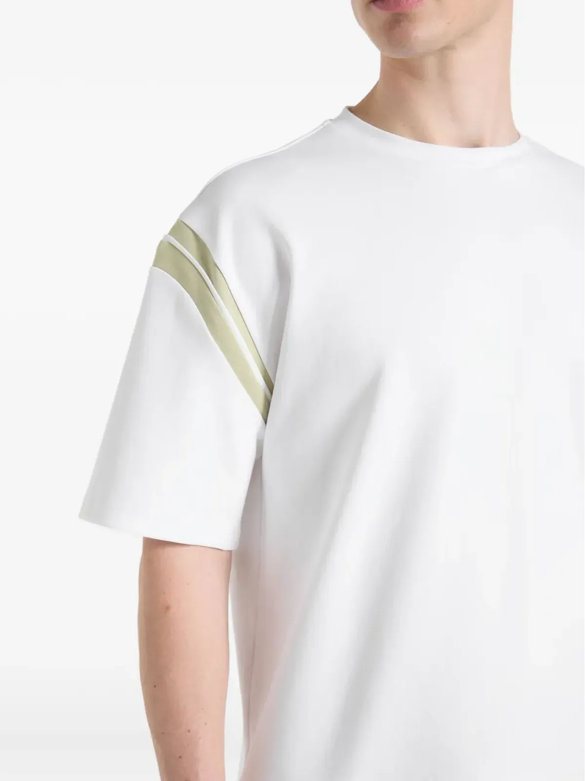 Maniére De Voir Georges ヴァーシティ Tシャツ ホワイト - 画像5