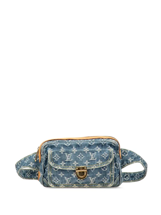 Louis Vuitton Pre-Owned Louis Vuitton Pre-Owned モノグラムデニム バムバッグ ベルトバッグの商品画像