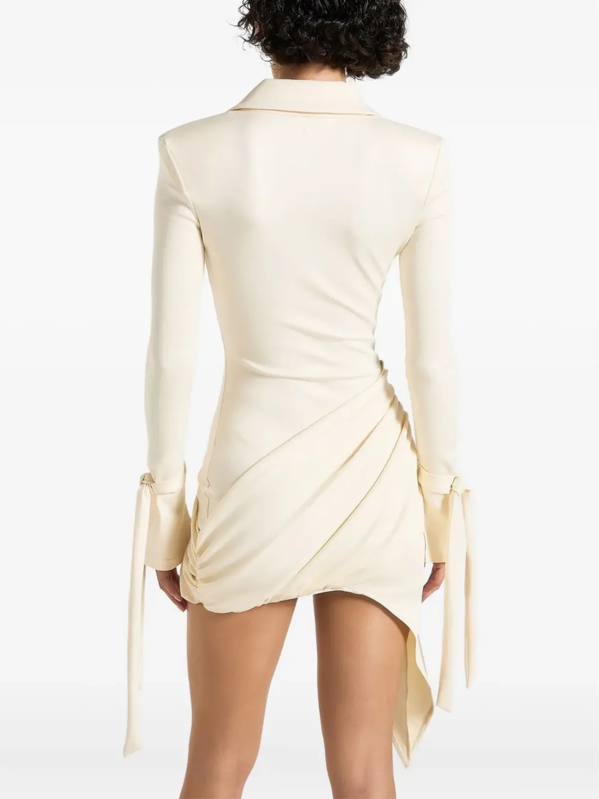 Manière De Voir Diane アシンメトリック ドレープ ミニドレス - 画像2