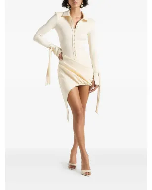 Manière De Voir Diane アシンメトリック ドレープ ミニドレス - サムネイル4