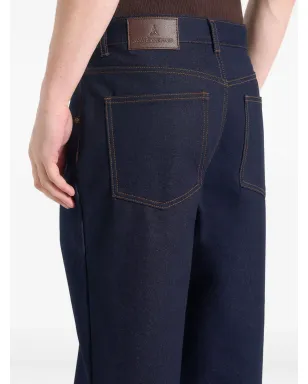 Manière De Voir Arnault boucle pleated jeans - Blue - サムネイル5