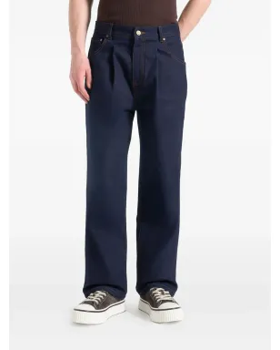 Manière De Voir Arnault boucle pleated jeans - Blue - サムネイル3