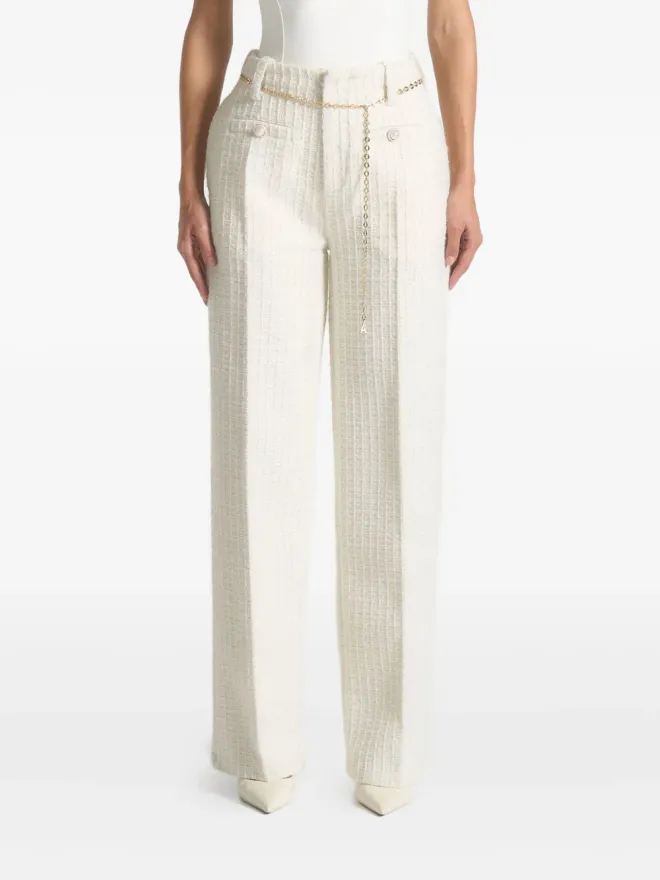 Manière De Voir Maniére De Voir Nathalie ベルテッド ツイード トラウザーの商品画像