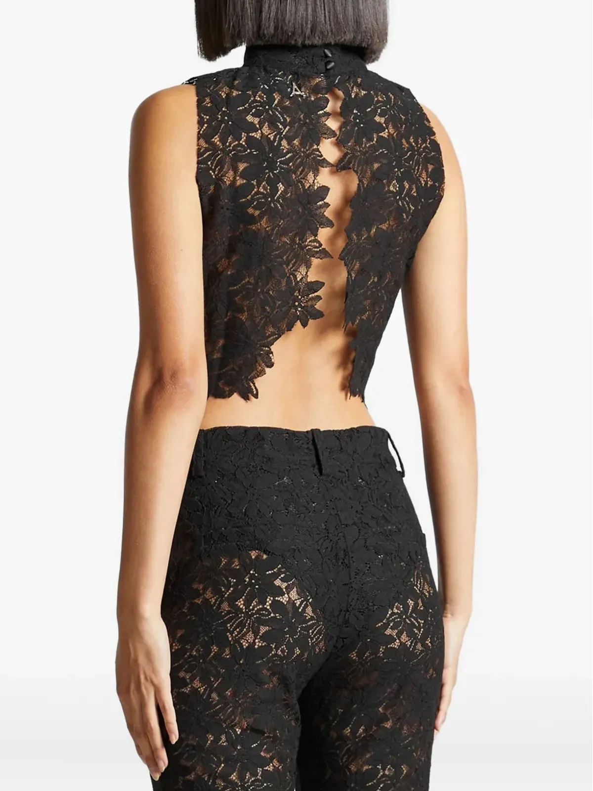 Manière De Voir レースオープンバックトップ - 画像4