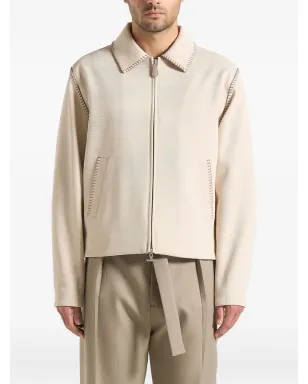 Maniére De Voir アレックス ボクシー ウィップスティッチ ツイル ジャケット - サムネイル1