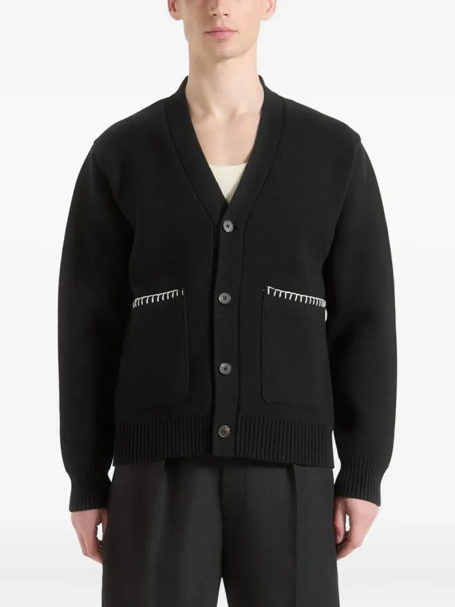 Manière De Voir Maniére De Voir ギルバート ホイップステッチ コームドコットン カーディガンの商品画像