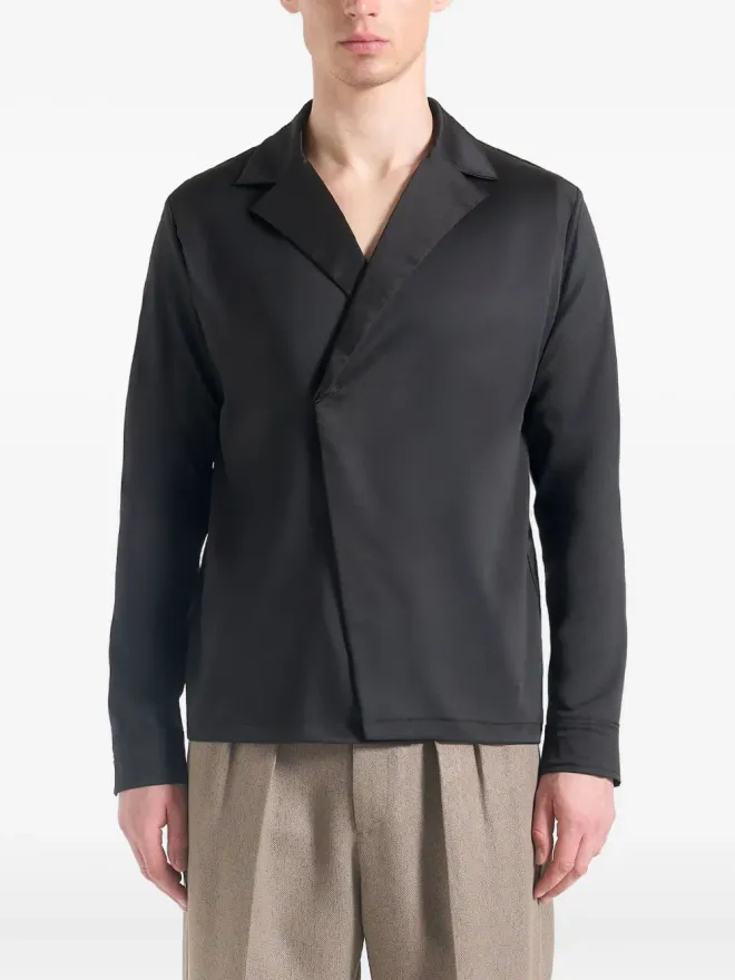 Manière De Voir Maniére De Voir アルバン ダブルブレスト サテン シャツの商品画像