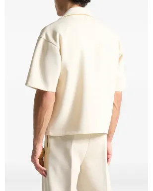 Maniére De Voir Abel Boxy twill double-breasted shirt - サムネイル4