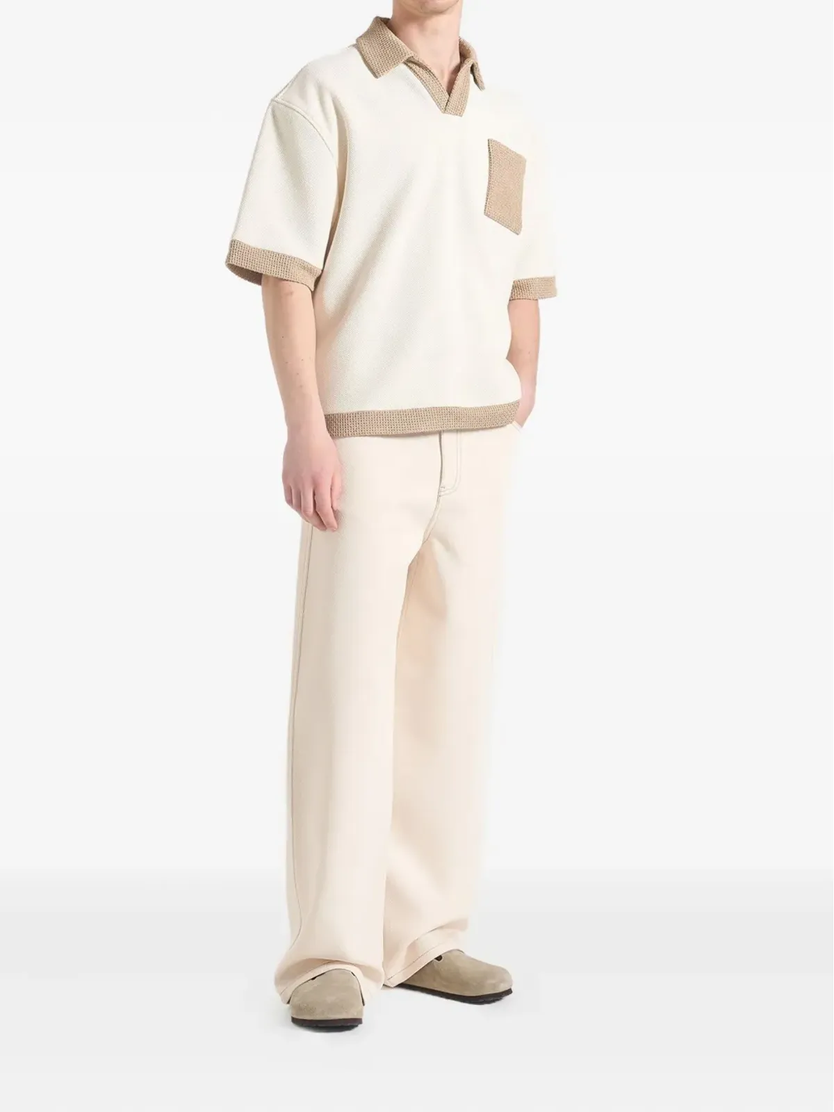 Maniére De Voir Lazare ワイドレッグ ツイルジーンズ - 画像2