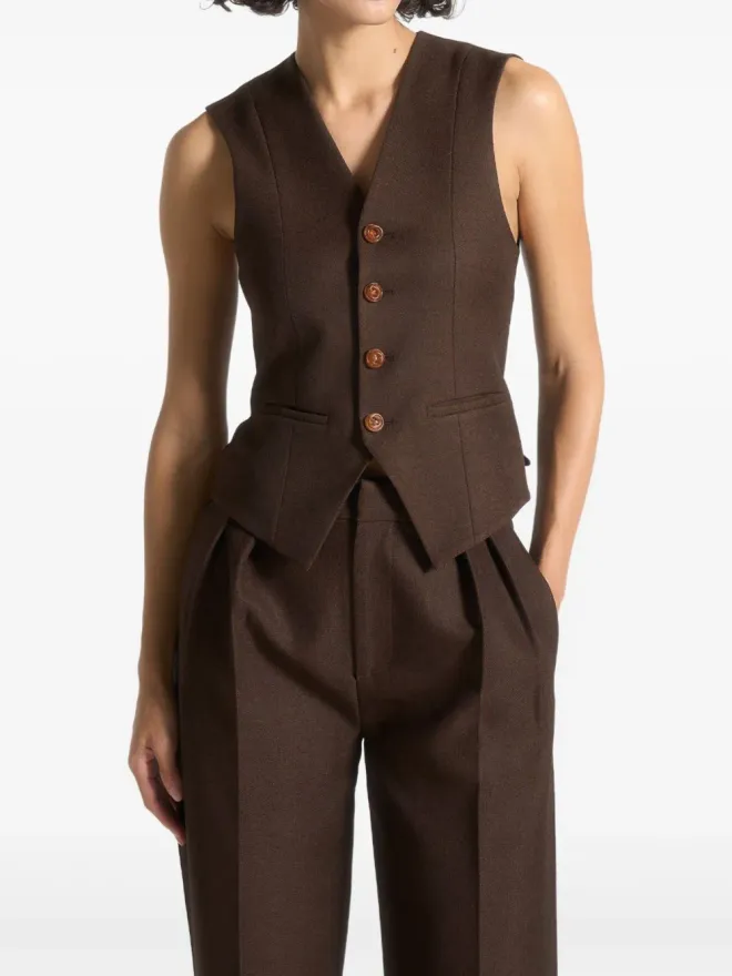 Manière De Voir Maniére De Voir Christine Cinch テーラードベストの商品画像