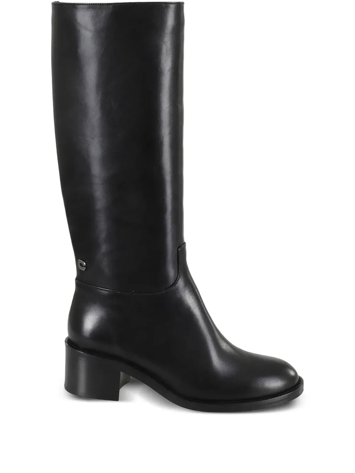 Carel Paris レザー ブロックヒール ニーハイブーツ - 画像1
