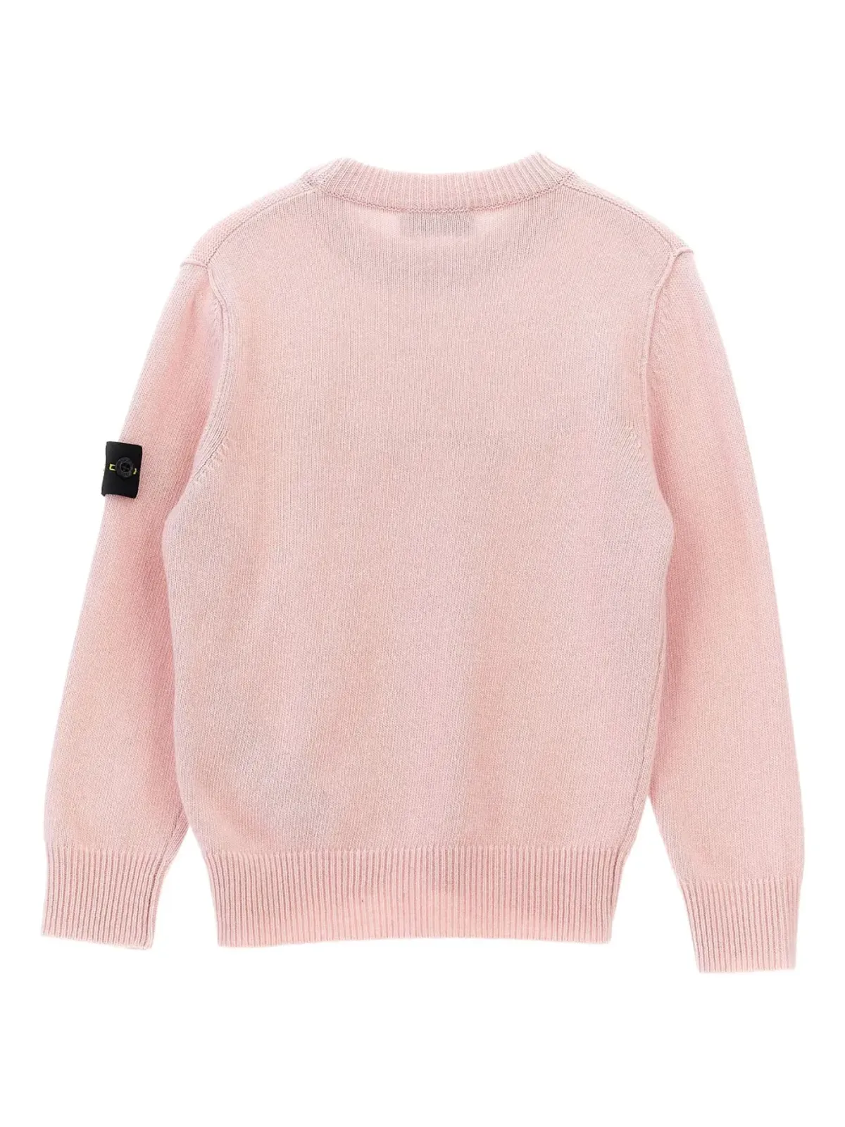 Stone Island Junior クルーネック コンパスバッジ セーター - ピンク - 画像2
