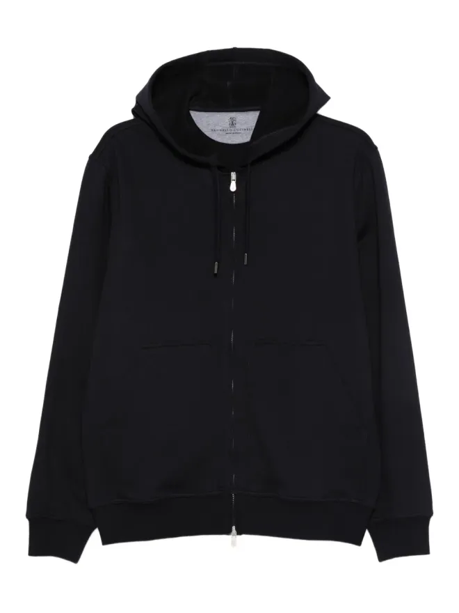Brunello Cucinelli Brunello Cucinelli ジップアップスウェットシャツ - ブルーの商品画像