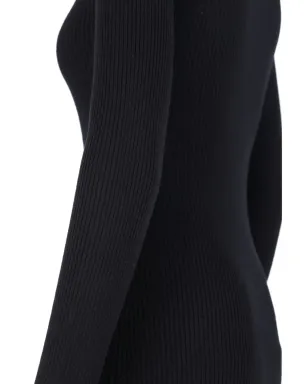 Nili Lotan ロキシー リブ編み ボタンフロント マキシドレス - サムネイル5