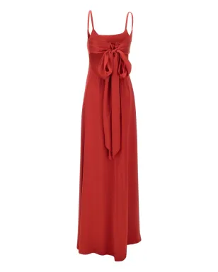 Max Mara デデ ボウ装飾カットアウトドレス - サムネイル2
