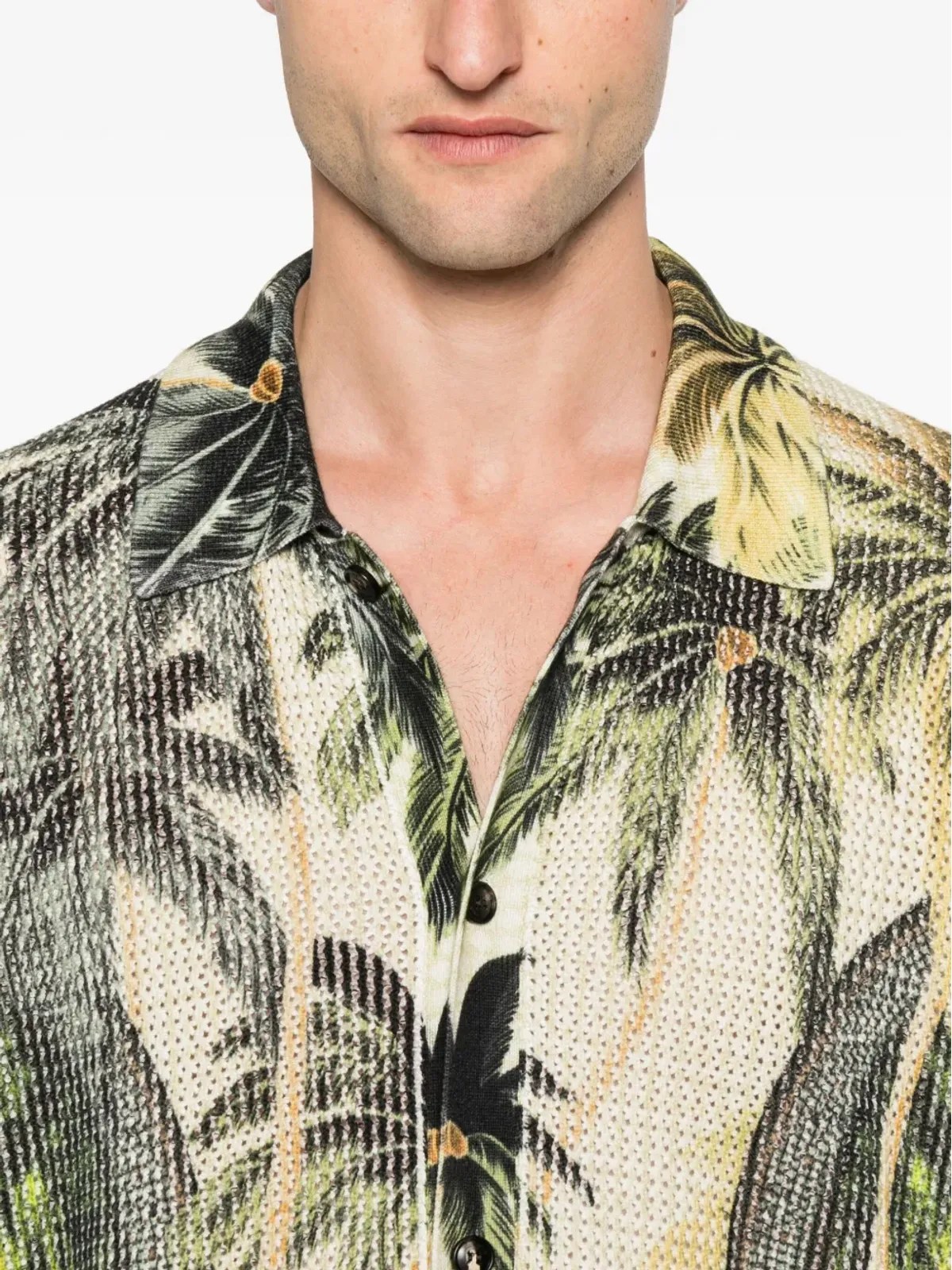 AMIRI パームツリープリントシャツ - 画像5
