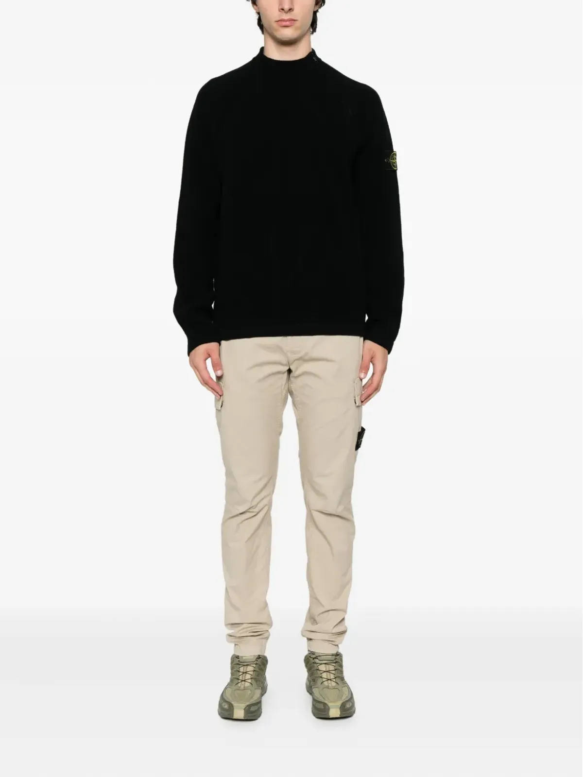 Stone Island サイドジップ ロゴパッチ ジャンパー - 画像2