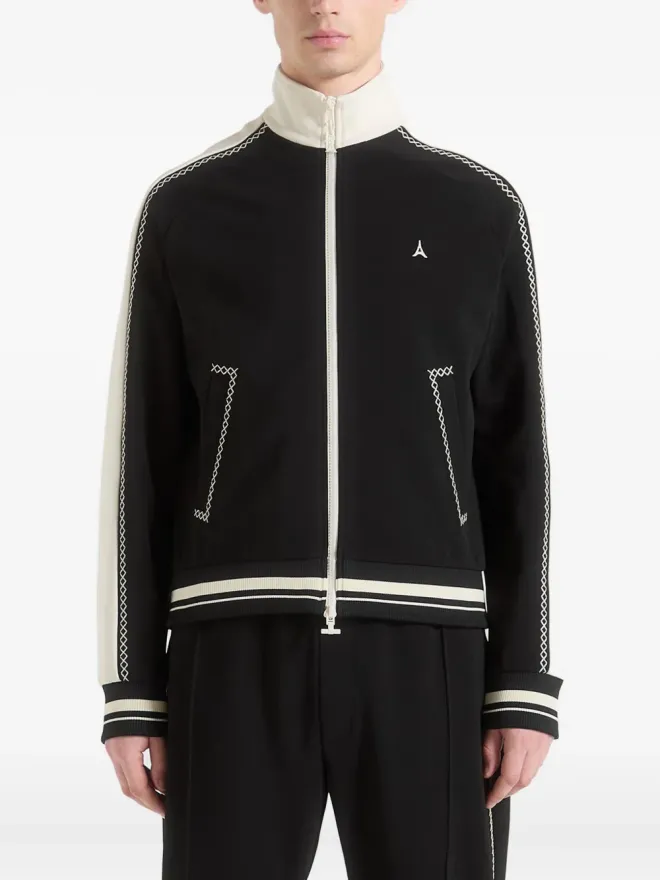 Manière De Voir Manière De Voir トリスタン コントラスト・ホイップステッチ ラグラン トラックジャケットの商品画像