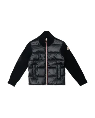 Moncler Enfant キルテッドパネルドカーディガン - サムネイル1
