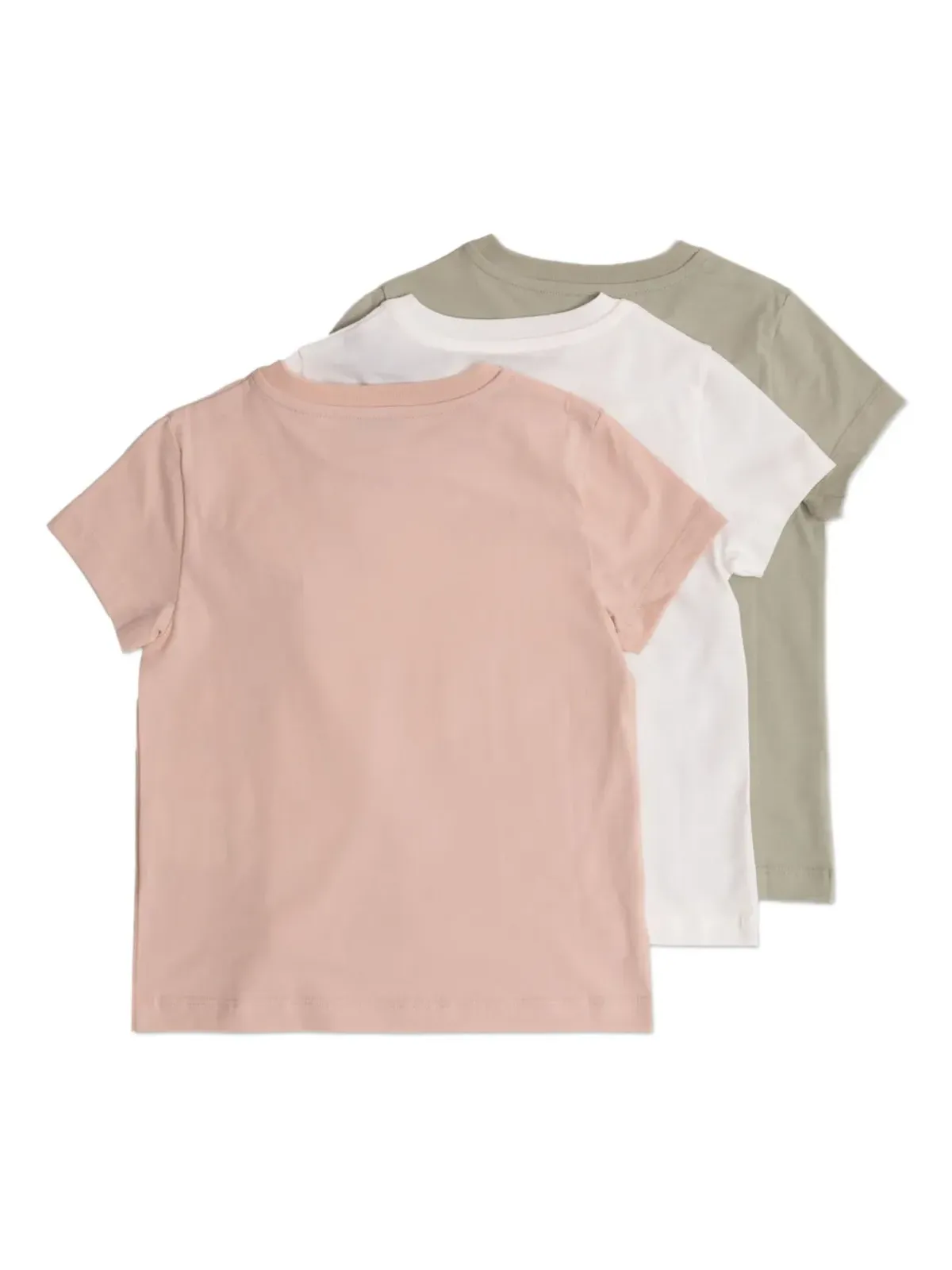 Moncler Enfant ロゴパッチ コットンTシャツ（3枚セット） - White - 画像2