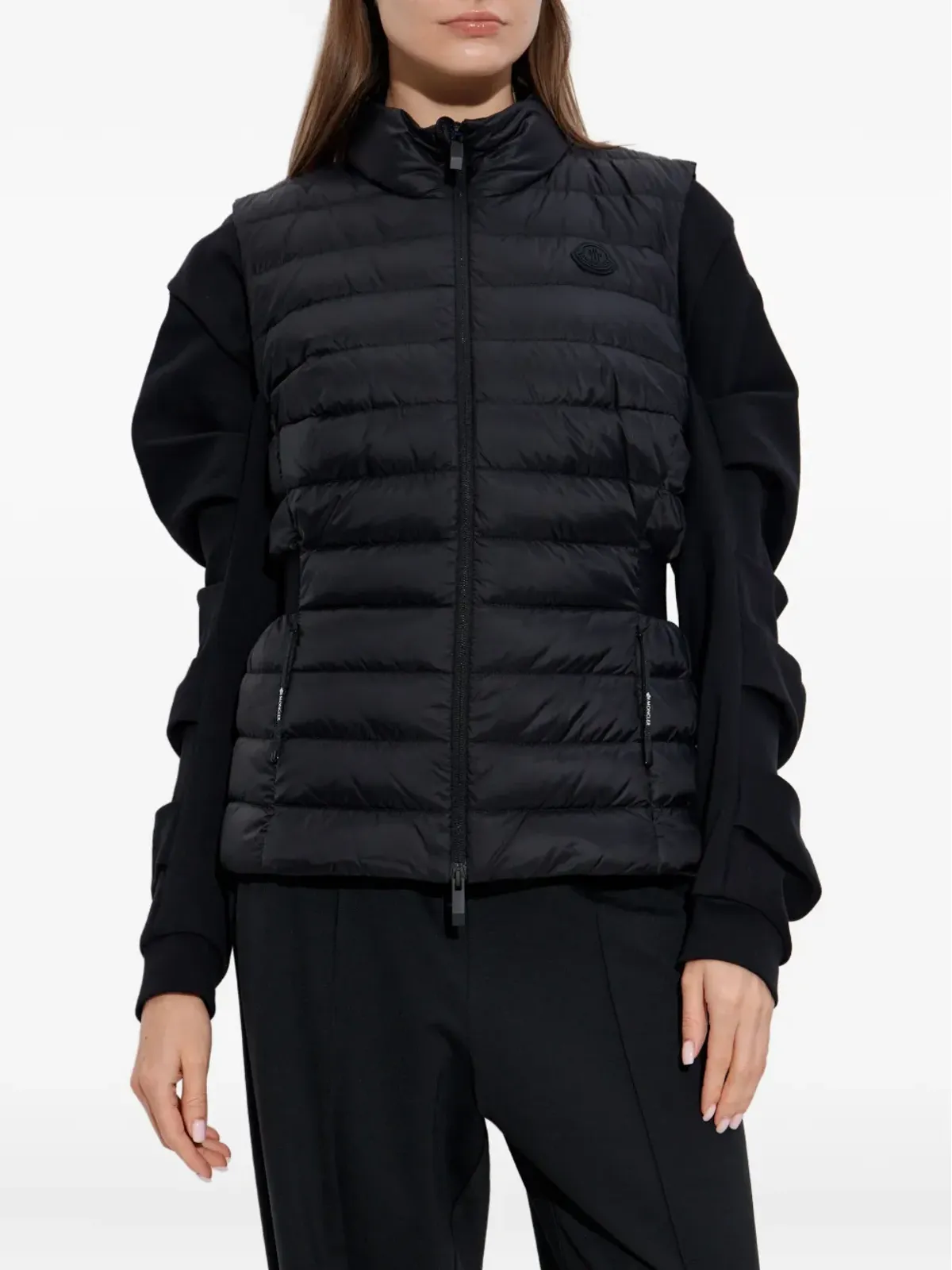 Moncler Valmarie キルテッド ノースリーブ ジレ - 画像3
