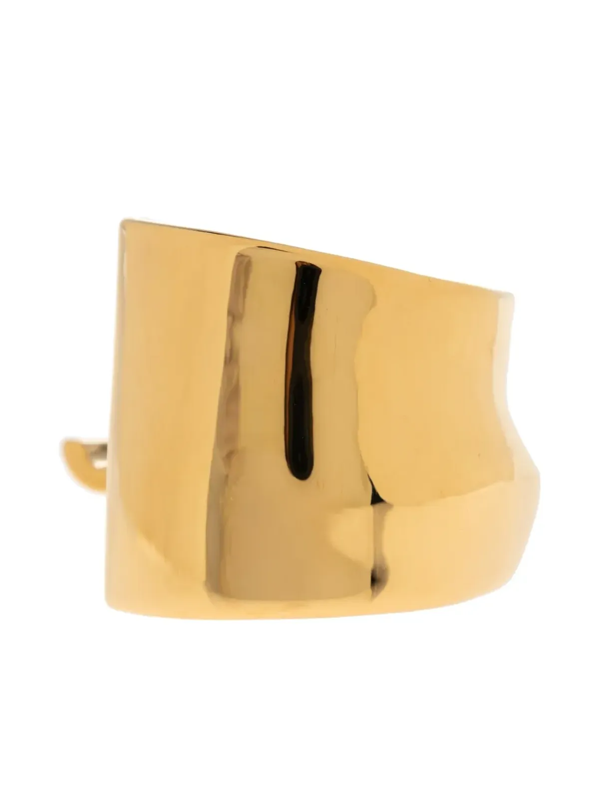 Jacquemus 曲線の金色ブレスレット - Yellow - 画像3
