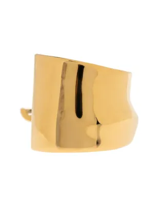 Jacquemus 曲線の金色ブレスレット - Yellow - サムネイル3
