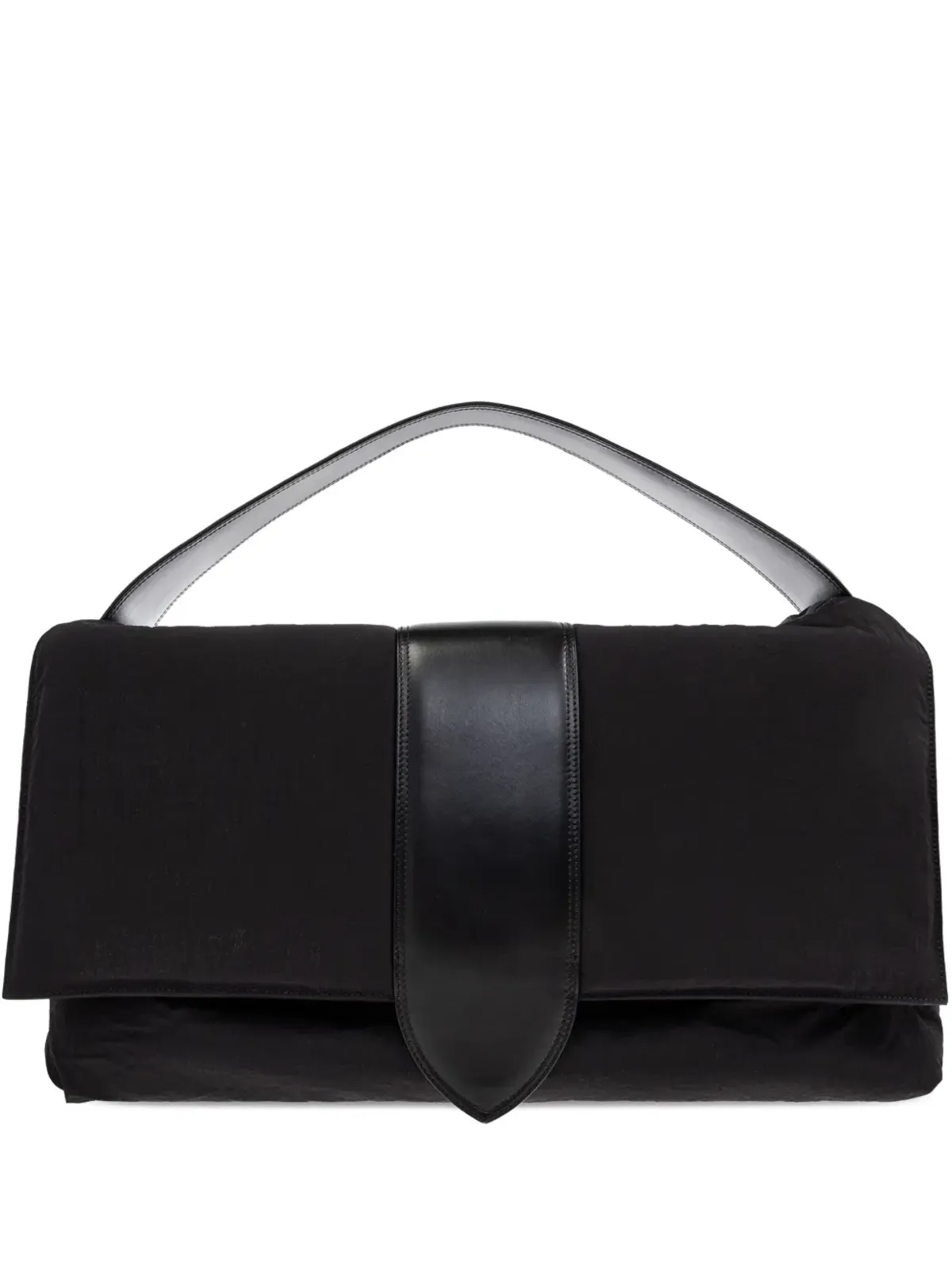 Jacquemus レザー トリム パディッド トートバッグ - ブラック - 画像1