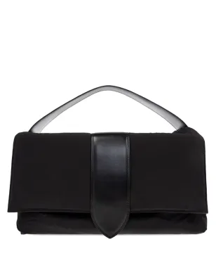 Jacquemus レザー トリム パディッド トートバッグ - ブラック - サムネイル1