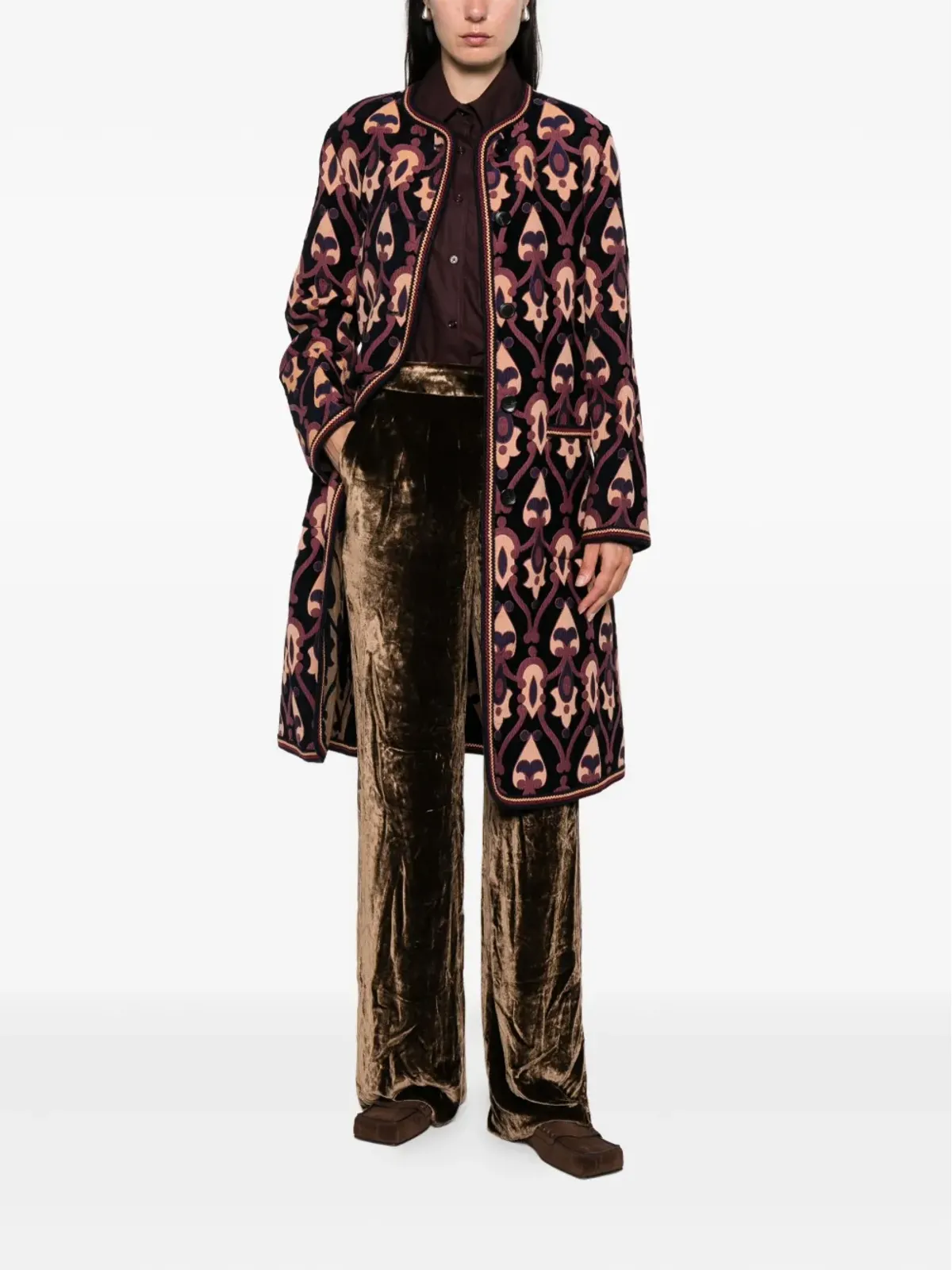 ETRO ペイズリーパターン・リバーシブルコート - 画像2
