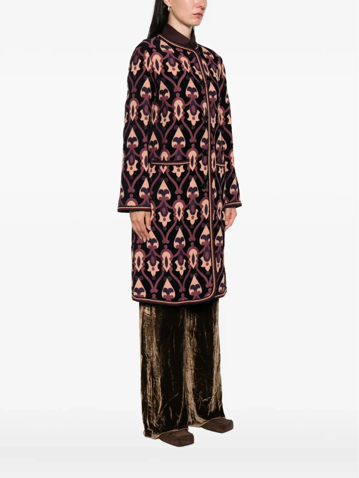 ETRO ペイズリーパターン・リバーシブルコート - 画像3