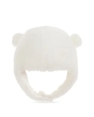Moncler Enfant ベア耳付きニット帽（ホワイト） - サムネイル2