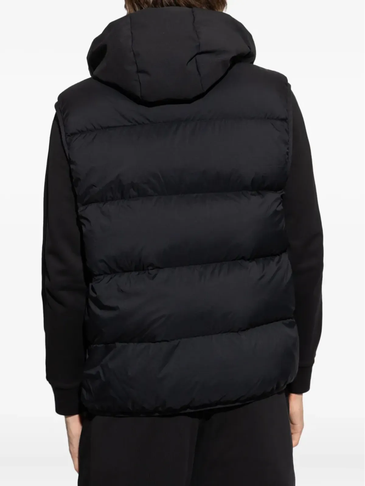 Moncler フード付きキルテッドジレ - 画像4