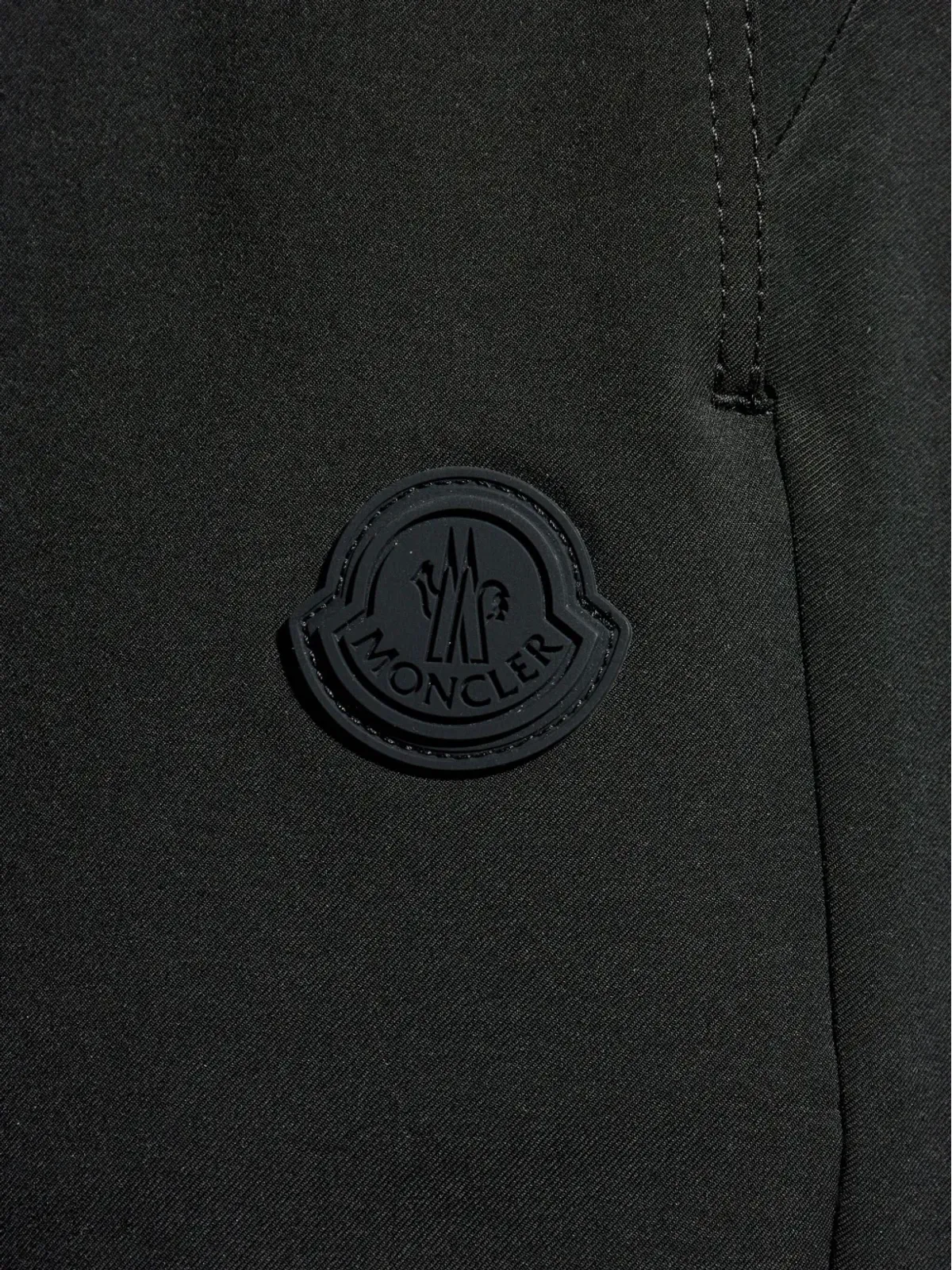Moncler ロゴパッチ エラスティックアンクル トラックパンツ - 画像5
