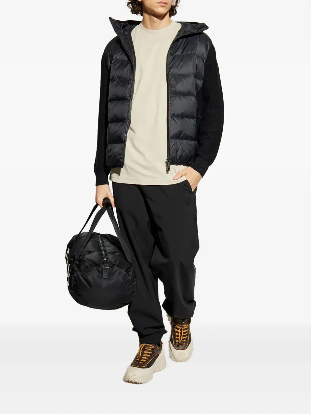 Moncler パネルデザインのフード付きジャケット - 画像2