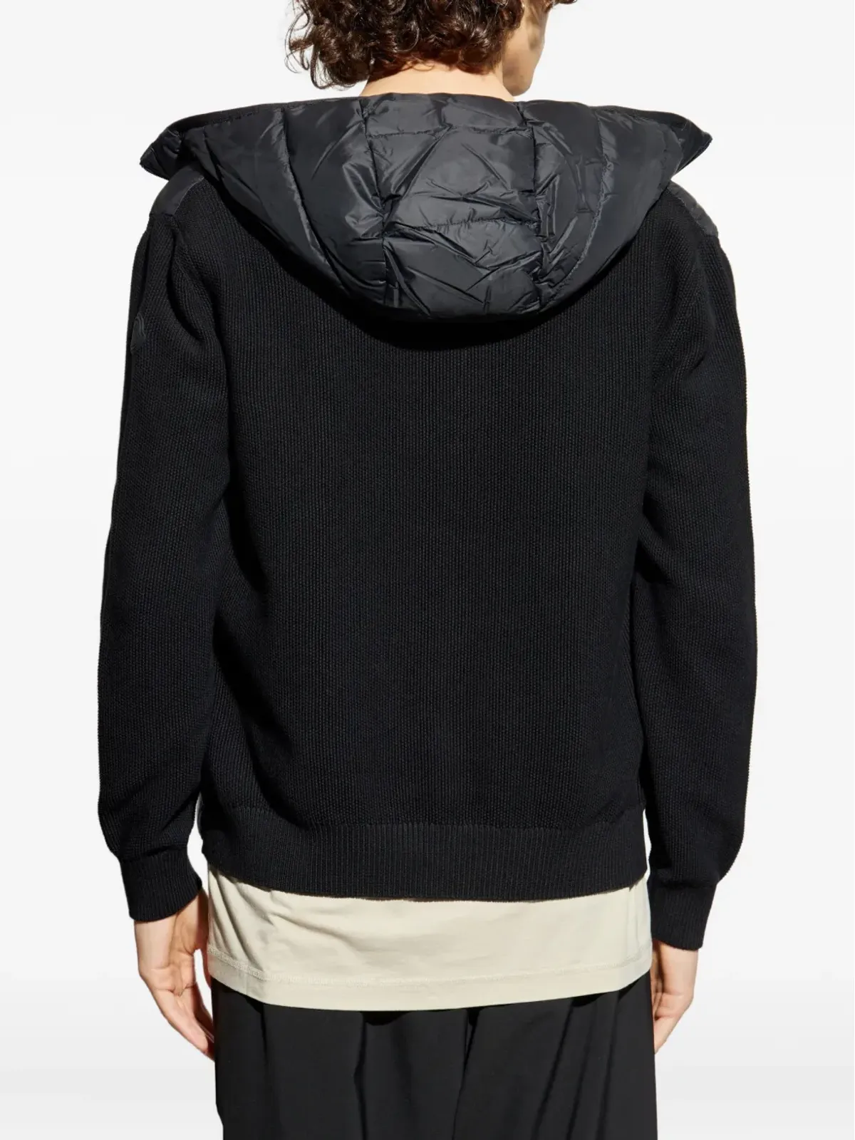 Moncler パネルデザインのフード付きジャケット - 画像4