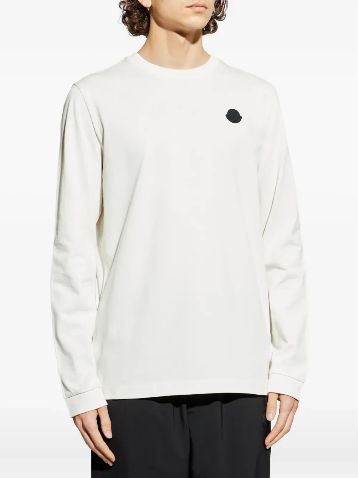 Moncler ロゴパッチ長袖Tシャツ - 画像3
