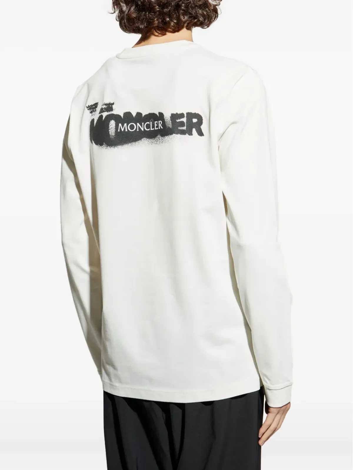 Moncler ロゴパッチ長袖Tシャツ - 画像4