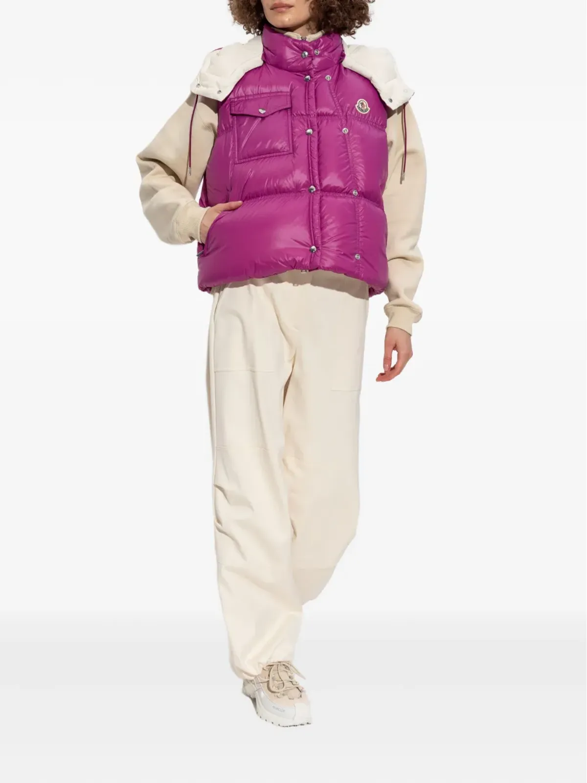 Moncler Pario gilet - Pink - 画像2