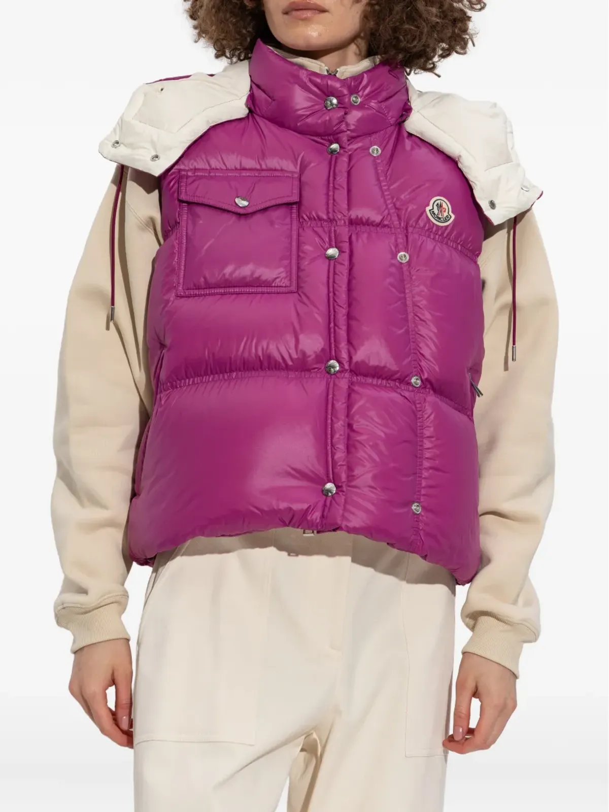 Moncler Pario gilet - Pink - 画像3